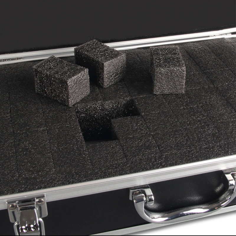 Portable Aluminum Tool Box Safety equipment Toolbox Instrument box Storage Case Suitcase Impact Resistant Case With Sponge
Portable Aluminum Tool Box Safety equipment Toolbox Instrument box Storage Case Suitcase Impact Resistant Case With Sponge