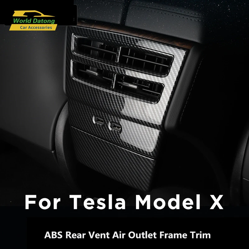 Auto Car-styling Rear Vent Air Outlet Frame Trim Sticker Cover Interior Accessories for Tesla Model X 2017-2019
Auto Car-styling Rear Vent Air Outlet Frame Trim Sticker Cover Interior Accessories for Tesla Model X 2017-2019