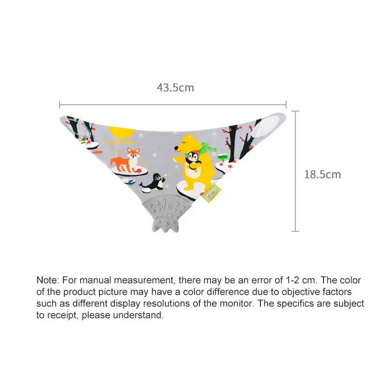 Baby Bibs Triangle Scarf Cotton Cartoon Child Bibs Newborn Slabber Absorbent Cloth Bib With Silicone Baby Teething
Baby Bibs Triangle Scarf Cotton Cartoon Child Bibs Newborn Slabber Absorbent Cloth Bib With Silicone Baby Teething