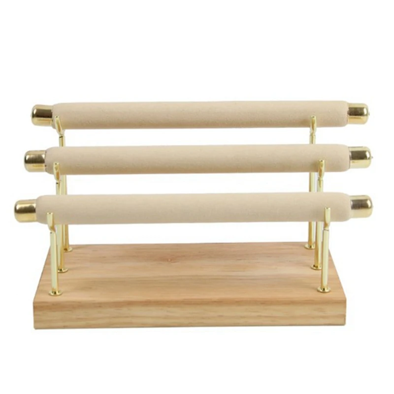 2 Pcs Wooden Jewelry Display Stand Ring Holder Jewelry Tool, 33.5 X 5 X 20cm & 19 X 10 X 12cm
2 Pcs Wooden Jewelry Display Stand Ring Holder Jewelry Tool, 33.5 X 5 X 20cm & 19 X 10 X 12cm
