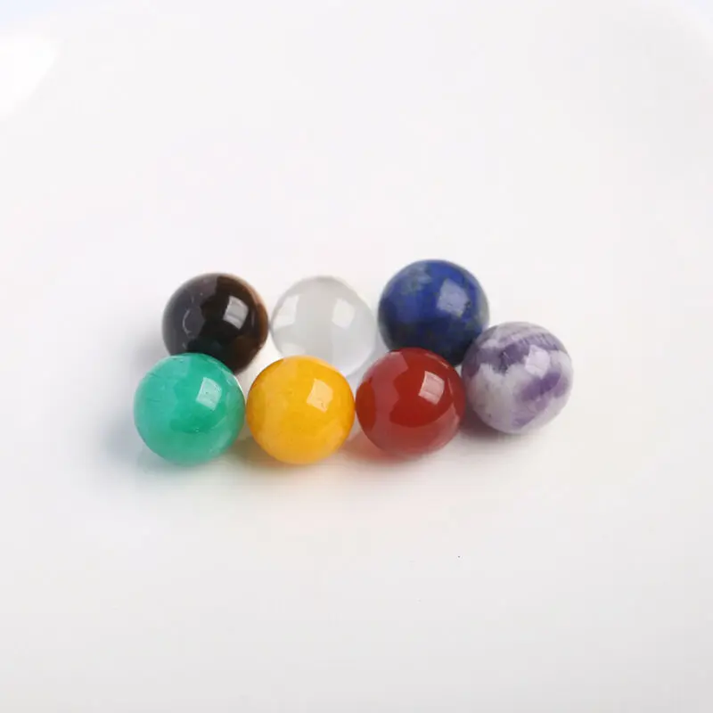7 PCS 20MM Natural Sphere Large Crystal Ball Healing Stone Gemstone Ball Home Decoration Craf
7 PCS 20MM Natural Sphere Large Crystal Ball Healing Stone Gemstone Ball Home Decoration Craf