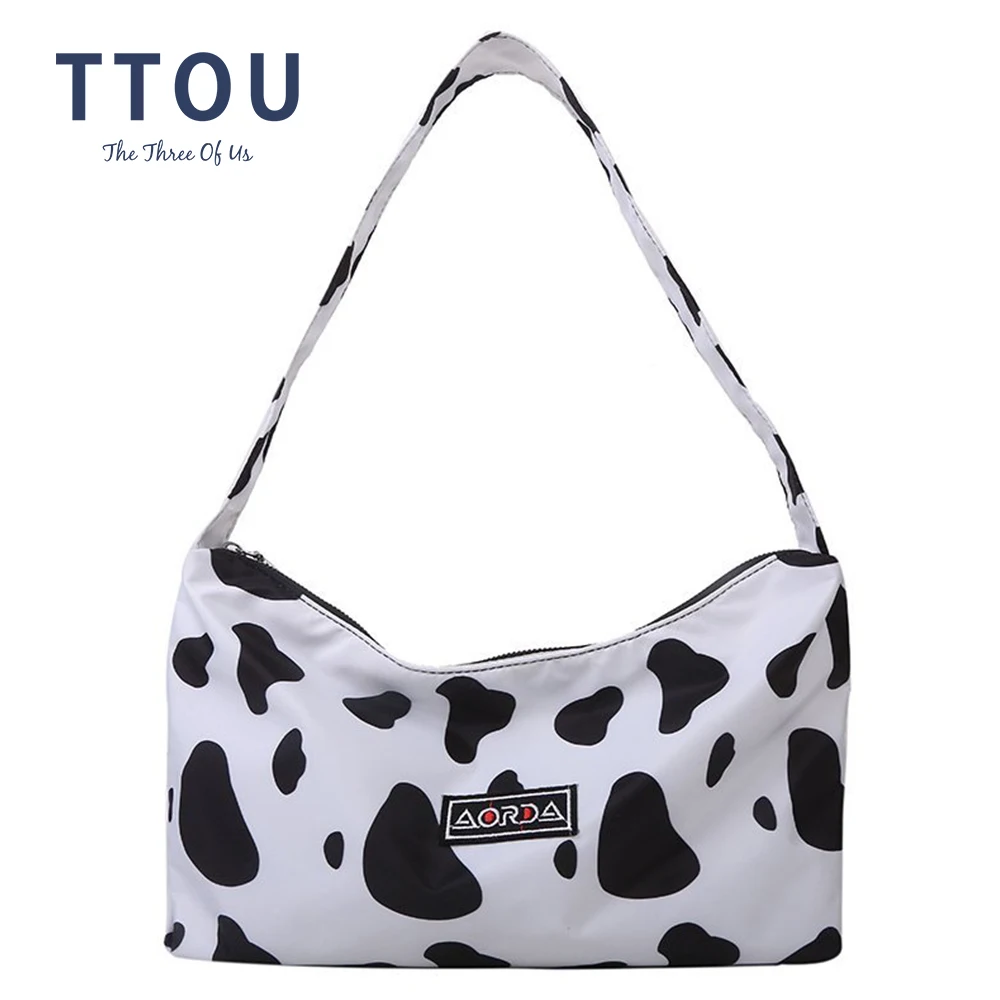 Retro Cow Pattern Baguette Shape Bag For Women Fashion Messenger Armpit Bags Designer Female Leather Mini Handbag and Purse Bols
Retro Cow Pattern Baguette Shape Bag For Women Fashion Messenger Armpit Bags Designer Female Leather Mini Handbag and Purse Bols