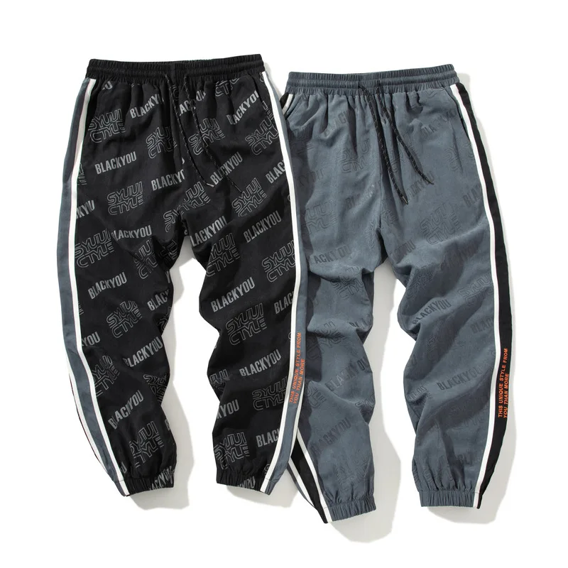 Mens Pants Joggers Streetwear Loose Length Trousers Elastic Waist 2021 Summer New Male Teens Casual Sport Hip Hop Sweatpants
Mens Pants Joggers Streetwear Loose Length Trousers Elastic Waist 2021 Summer New Male Teens Casual Sport Hip Hop Sweatpants
