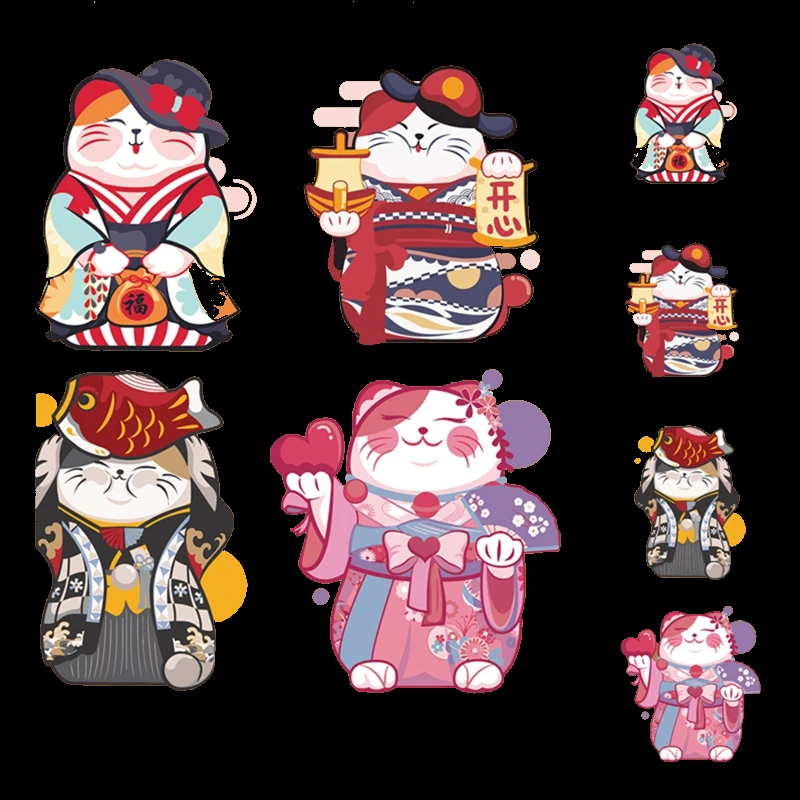 Cute animalsCat Patch deal with it Clothes Heat Transfer Printing Japanese Lucky Cat Iron on patches for clothing PVC Stickers
Cute animalsCat Patch deal with it Clothes Heat Transfer Printing Japanese Lucky Cat Iron on patches for clothing PVC Stickers
