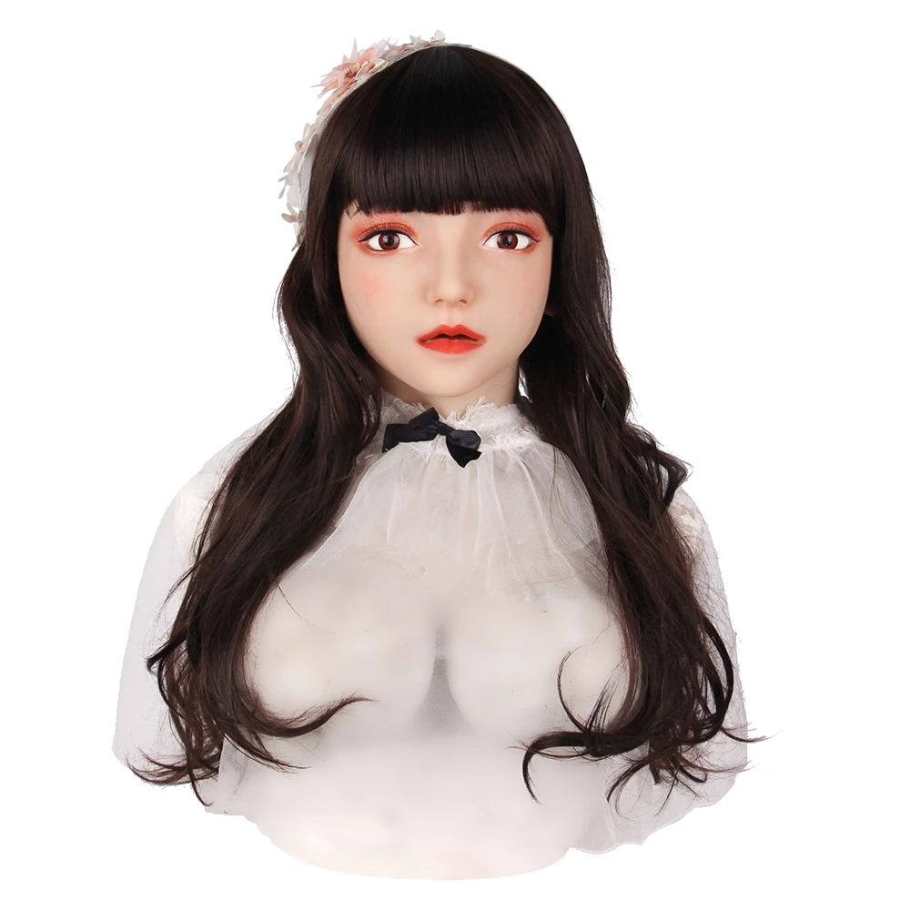 Emily Face Mask Realistic Soft Silicone Female Mask for Masquerade Halloween Mask For Crossdresser Drag Queen Transgender 4G
Emily Face Mask Realistic Soft Silicone Female Mask for Masquerade Halloween Mask For Crossdresser Drag Queen Transgender 4G