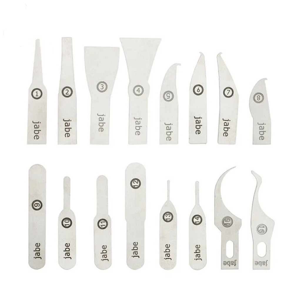 16pc/lot Ultra Thin Phone BGA IC Chip Remover Blade Set Stainless Steel Blade Tool for iPhone Motherboard CPU Disassemble Repair
16pc/lot Ultra Thin Phone BGA IC Chip Remover Blade Set Stainless Steel Blade Tool for iPhone Motherboard CPU Disassemble Repair