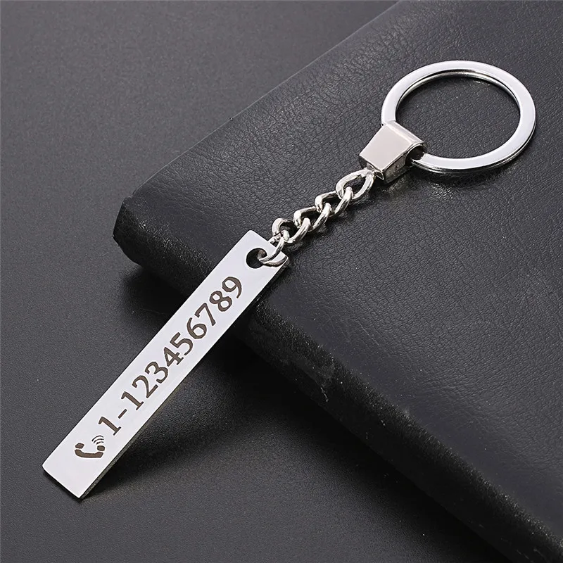 Personalized Stainless Steel Keychain Laser Engrave Car Logo Name Phone Number Customized Doggy Anti-lost Keyring For Men Women
Personalized Stainless Steel Keychain Laser Engrave Car Logo Name Phone Number Customized Doggy Anti-lost Keyring For Men Women