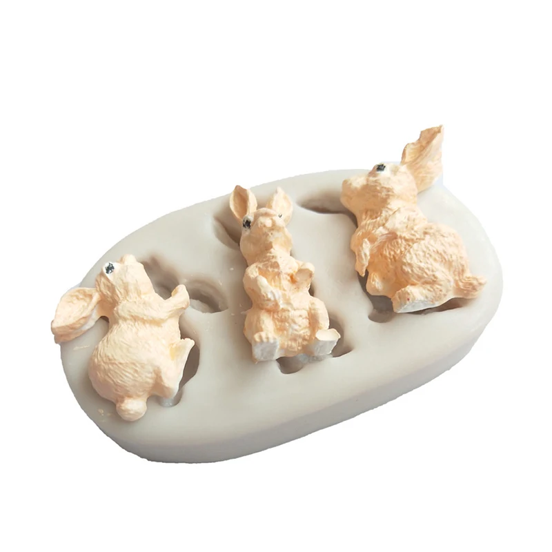 3D Silicone Candy Mold Rabbit Shape Baking Cake Chocolate Mould Heat Resistance DIY Cake Decorating Tools JS23 
3D Silicone Candy Mold Rabbit Shape Baking Cake Chocolate Mould Heat Resistance DIY Cake Decorating Tools JS23