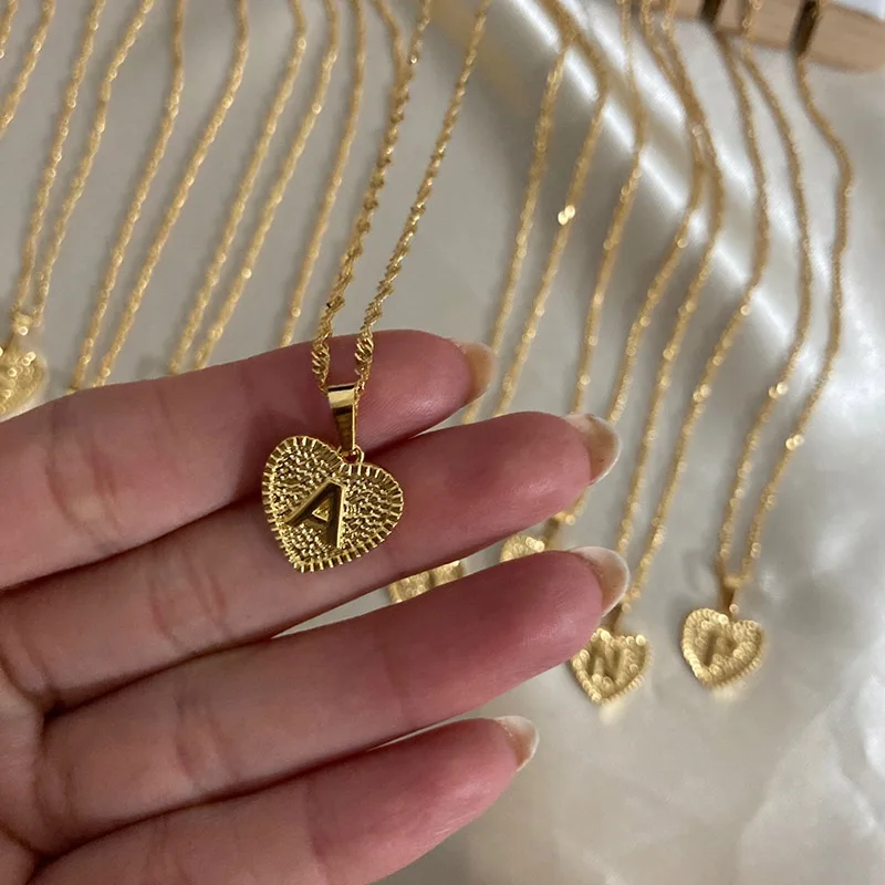 Gold Color Initial Necklace Charm A-Z Alphabet English Letter Pendant Necklaces For Women Gothic Boho Jewelry Christmas Gifts
Gold Color Initial Necklace Charm A-Z Alphabet English Letter Pendant Necklaces For Women Gothic Boho Jewelry Christmas Gifts