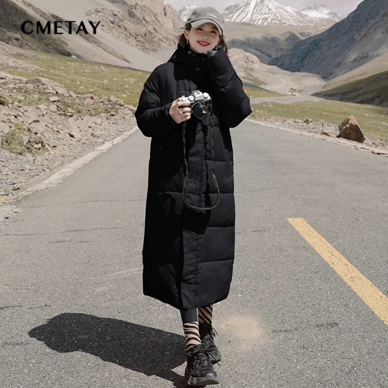 Winter Cotton Jackets Women Long Overcoat 2021 New Hooded Oversized Thicken Velcro Parka Female Black Warm Elegant Casual Coats
Winter Cotton Jackets Women Long Overcoat 2021 New Hooded Oversized Thicken Velcro Parka Female Black Warm Elegant Casual Coats