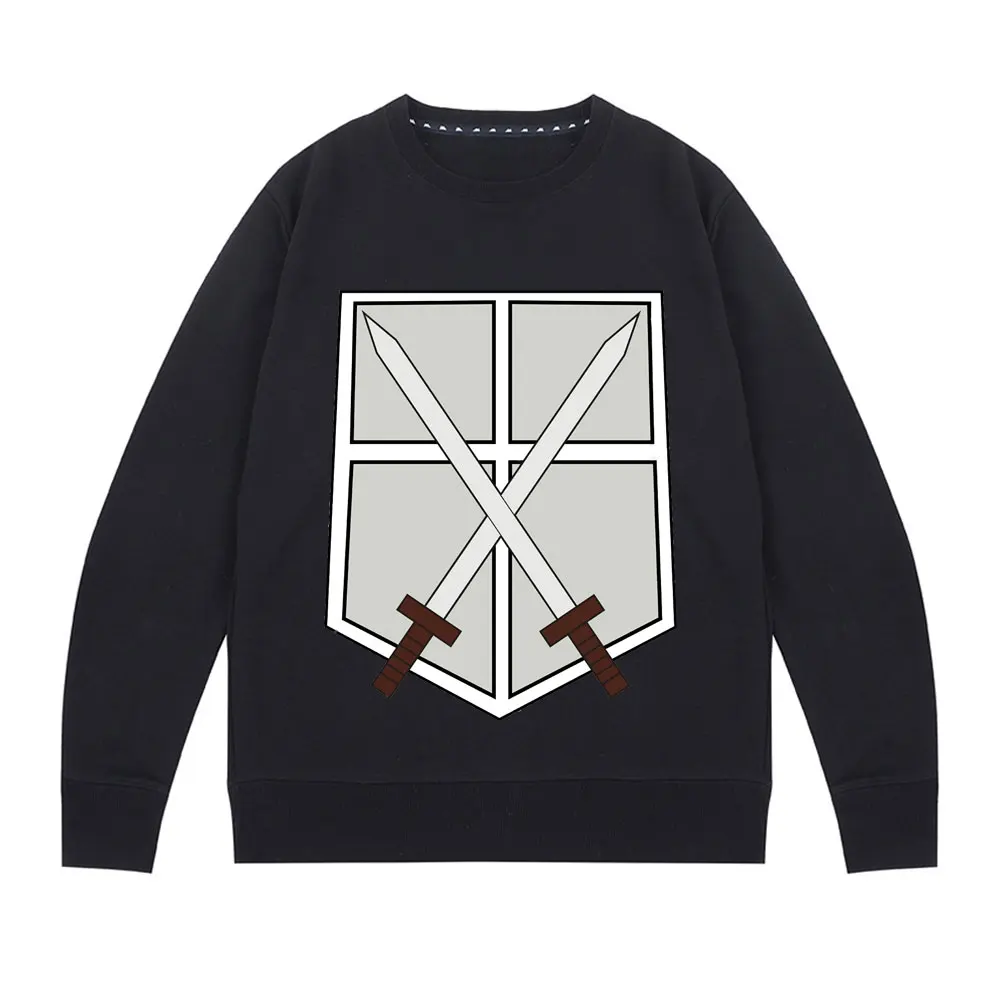 Anime Attack on Titan Pattern Sweatshirt Spring Autumn Oversized Men Women Hip Hop Streetwear Mens Loose Pullover New Male Tops
Anime Attack on Titan Pattern Sweatshirt Spring Autumn Oversized Men Women Hip Hop Streetwear Mens Loose Pullover New Male Tops