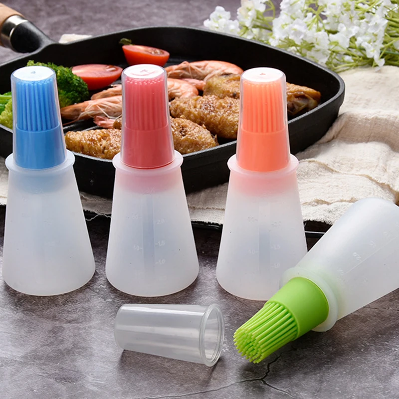 1 Pc BBQ Portable Silicone Oil Bottle with Brush Grill Oil Brushes Liquid Oil Pastry Kitchen Baking BBQ Accessories Kitchen Tool
1 Pc BBQ Portable Silicone Oil Bottle with Brush Grill Oil Brushes Liquid Oil Pastry Kitchen Baking BBQ Accessories Kitchen Tool