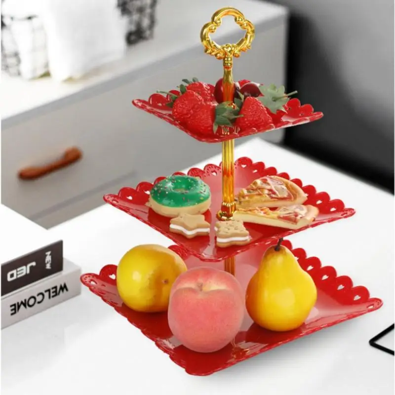 Hot New European-Style Plastic Fruit Tray Candy Tray Household Living Room Dessert Tray Multi-Color Cake Stand Decoration Rack
Hot New European-Style Plastic Fruit Tray Candy Tray Household Living Room Dessert Tray Multi-Color Cake Stand Decoration Rack