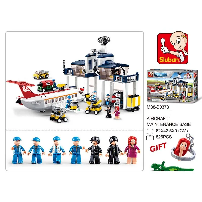 2021SLuban Gift For Kids DIY Aircraft Maintenance Model Building Block Educational Toy Children's Assembled Minifigures Toy Boy
2021SLuban Gift For Kids DIY Aircraft Maintenance Model Building Block Educational Toy Children's Assembled Minifigures Toy Boy