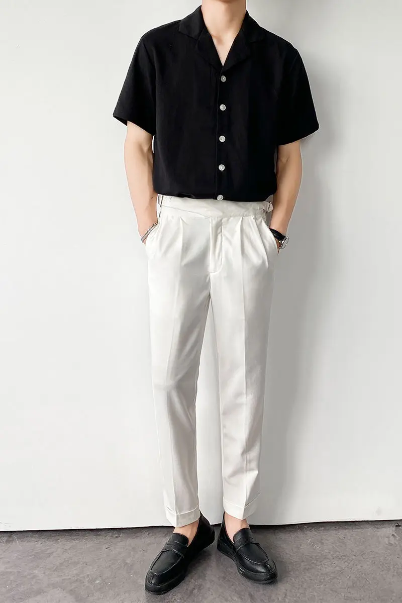 Men's trousers 2020 autumn new slim solid color personality waist waist design casual casual fashion youth men's wear
Men's trousers 2020 autumn new slim solid color personality waist waist design casual casual fashion youth men's wear