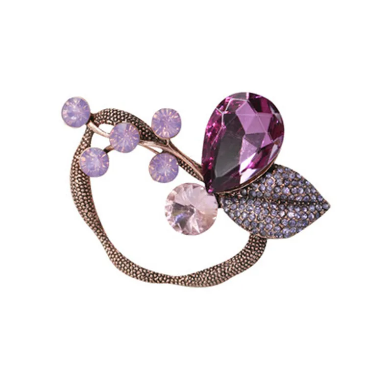 Fashion Large Leaf Brooches For Women 2019 Vintage Original Purple Crystal Flower Men Brooch Pins Plant Jewelry Wholesale
Fashion Large Leaf Brooches For Women 2019 Vintage Original Purple Crystal Flower Men Brooch Pins Plant Jewelry Wholesale