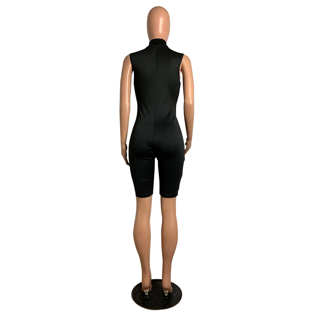 Orange Striped Spliced Bodycon Romper Women Deep V Neck Sleeveless Short Playsuit Streetwear Front Zipper Bicycle Jumpsuits
Orange Striped Spliced Bodycon Romper Women Deep V Neck Sleeveless Short Playsuit Streetwear Front Zipper Bicycle Jumpsuits