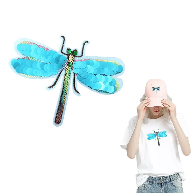 140mm Dragonfly Sequins Iron on Patches For Clothing Logo Strange Things Biker Patch Clothes Stickers Deal With It Free Shipping
140mm Dragonfly Sequins Iron on Patches For Clothing Logo Strange Things Biker Patch Clothes Stickers Deal With It Free Shipping