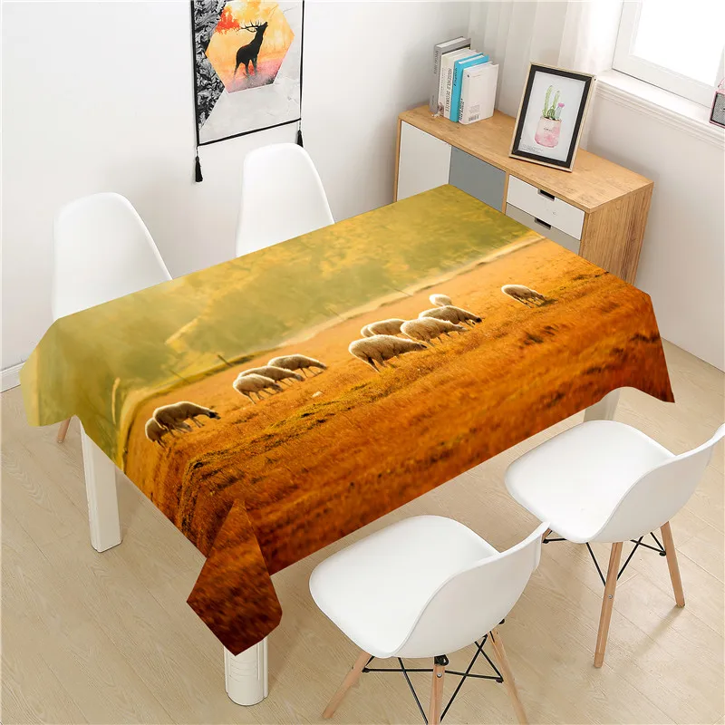 Sheep Flock Tablecloth polyester Hotel Picnic Table Rectangular Table Covers Home Dining Tea Table Decoration
Sheep Flock Tablecloth polyester Hotel Picnic Table Rectangular Table Covers Home Dining Tea Table Decoration