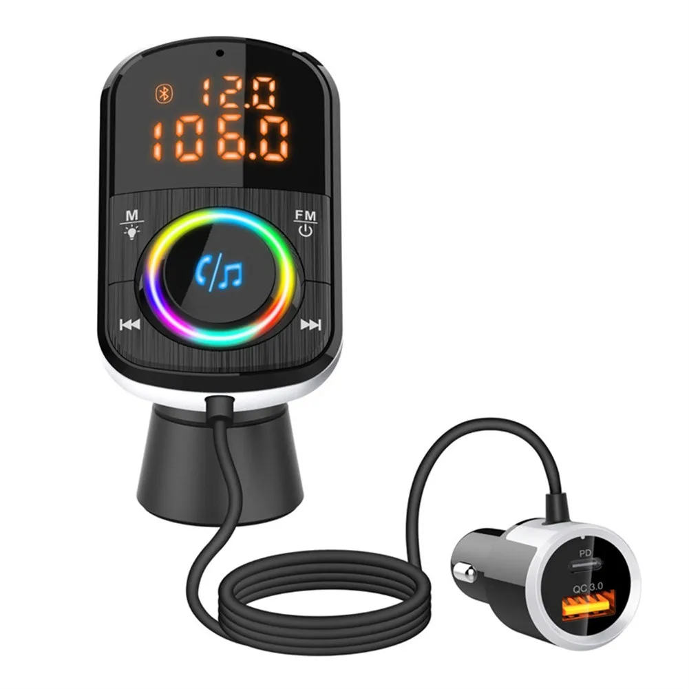 Car Handsfree Call BT 5.0 FM Transmitter MP3 Music Player With USB Charger Car Accessories High Quality FM Transmitter
Car Handsfree Call BT 5.0 FM Transmitter MP3 Music Player With USB Charger Car Accessories High Quality FM Transmitter