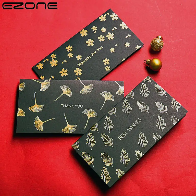 EZONE Festival Greeting Card+Envelope Card Black Gift Envelope Gift Envelope Printed Christmas Tree/Snow/Ginkgo Leaf Pattern
EZONE Festival Greeting Card+Envelope Card Black Gift Envelope Gift Envelope Printed Christmas Tree/Snow/Ginkgo Leaf Pattern