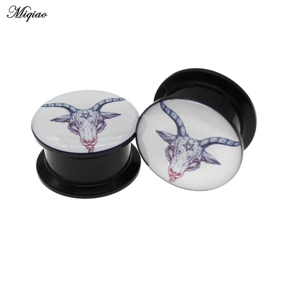 Miqiao 2pcs Fashion Acrylic Bull Head Ear Expander Spiral Ear Plug 6mm-25mm Body Piercing Jewelry
Miqiao 2pcs Fashion Acrylic Bull Head Ear Expander Spiral Ear Plug 6mm-25mm Body Piercing Jewelry