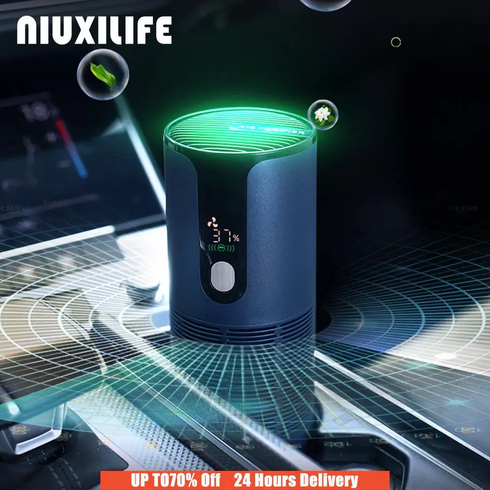NIUXILIFE Car Air Purifier Charging Wireless Negative Ion In Addition To Formaldehyde, Haze And Odor Oxygen Bar Cleaner Remove
NIUXILIFE Car Air Purifier Charging Wireless Negative Ion In Addition To Formaldehyde, Haze And Odor Oxygen Bar Cleaner Remove