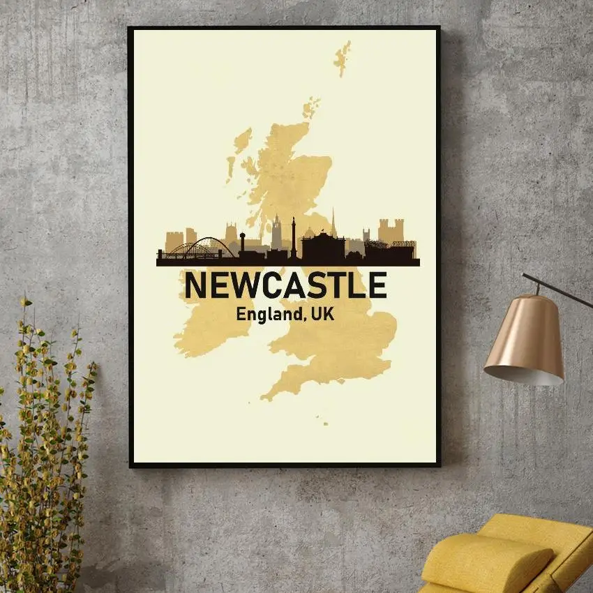 Newcastle UK Art Print Poster Picture Wall Modern Minimalist Bedroom Living Room Decoration 
Newcastle UK Art Print Poster Picture Wall Modern Minimalist Bedroom Living Room Decoration