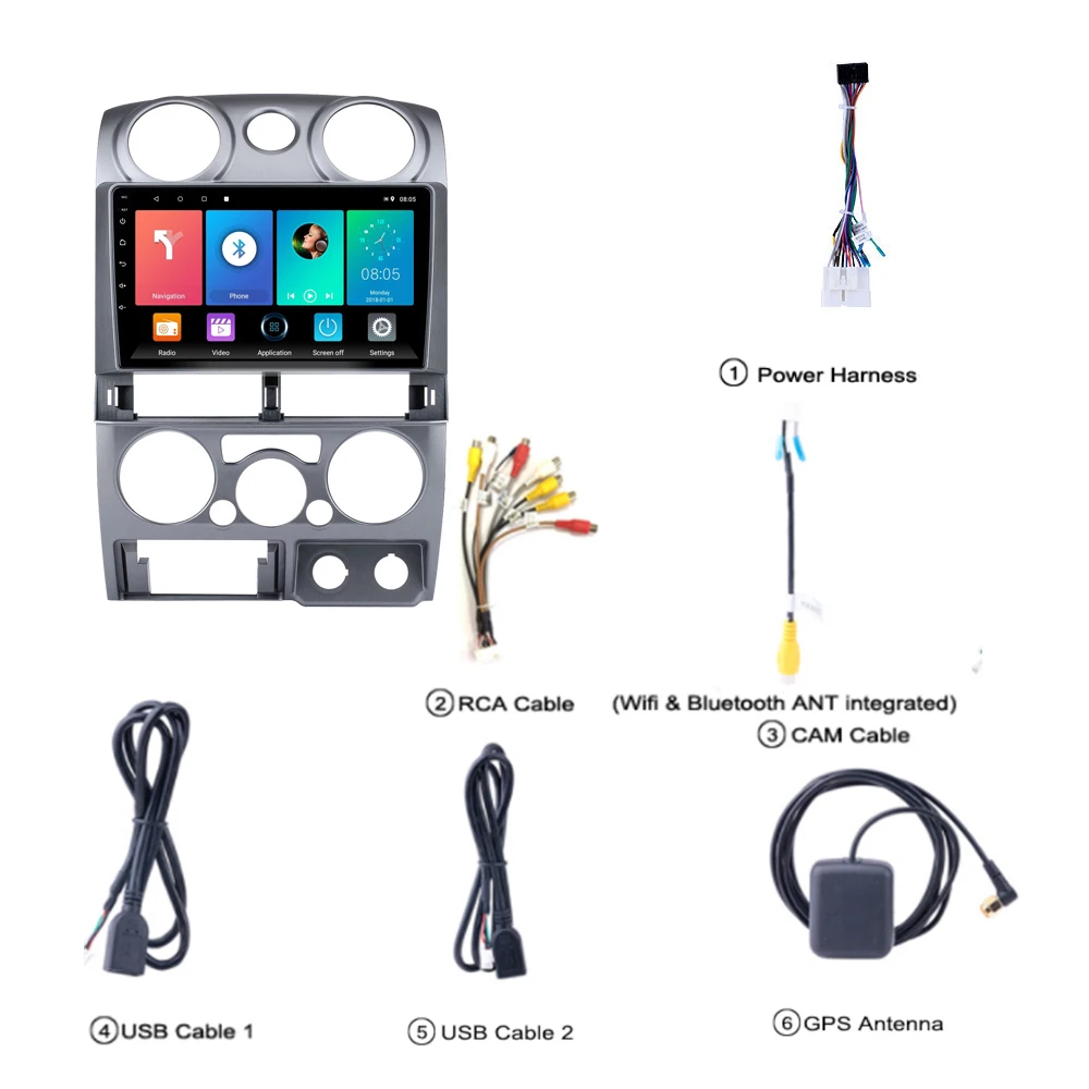 For Isuzu DMAX 2007-2011 2 Din Car Radio Android 8.1 9 Inch Touch Screen GPS Navigation Multimedia Player Head Unit With Frame
For Isuzu DMAX 2007-2011 2 Din Car Radio Android 8.1 9 Inch Touch Screen GPS Navigation Multimedia Player Head Unit With Frame