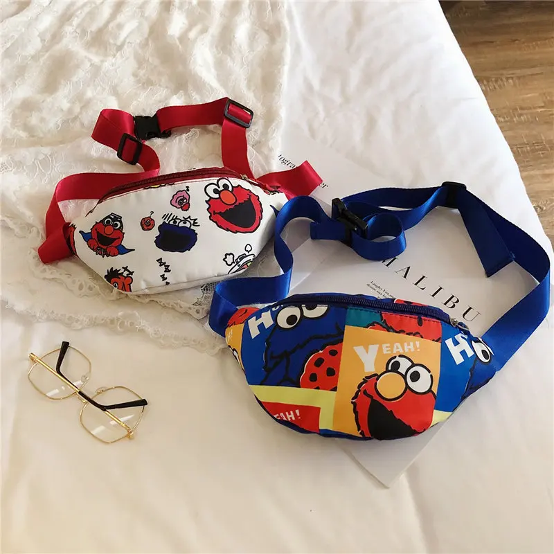 New Korean canvas fashion bag cute cartoon student diagonal bag all-match Sesame Street chest bag mini shoulder waist bag female
New Korean canvas fashion bag cute cartoon student diagonal bag all-match Sesame Street chest bag mini shoulder waist bag female