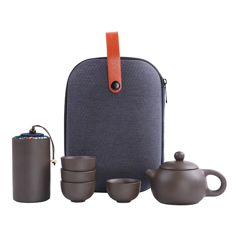Set of ceramic travel kungfu tea set Simple tea brewing set for outdoor tourism Travel tea set
Set of ceramic travel kungfu tea set Simple tea brewing set for outdoor tourism Travel tea set