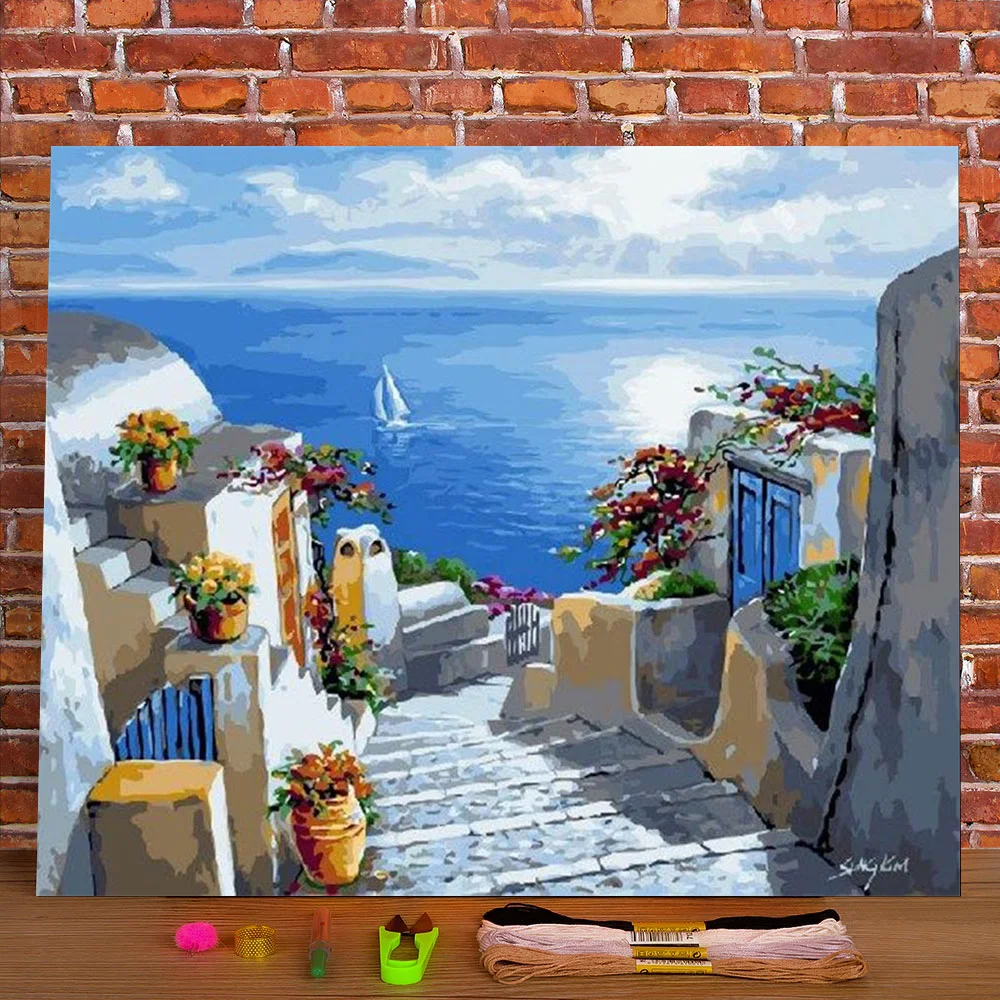 Landscape Printed Canvas 11CT Cross-Stitch DIY Embroidery Set DMC Threads Handmade Hobby Knitting Craft Room Decor Magic
Landscape Printed Canvas 11CT Cross-Stitch DIY Embroidery Set DMC Threads Handmade Hobby Knitting Craft Room Decor Magic