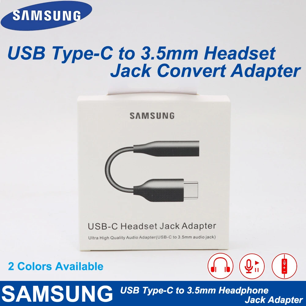 Кабель для наушников SAMSUNG с разъемом типа C 3 5 адаптер USB-C-3 мм AUX Samsung Galaxy Note 10 Plus + A90