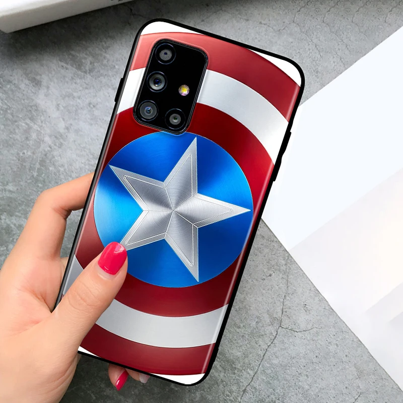 Marvel Captain Logo For Samsung A91 A81 A72 A71 A52 A51 A42 A41 A32 A31 A22 A21 A11 A02 UW Black Phone Case
Marvel Captain Logo For Samsung A91 A81 A72 A71 A52 A51 A42 A41 A32 A31 A22 A21 A11 A02 UW Black Phone Case