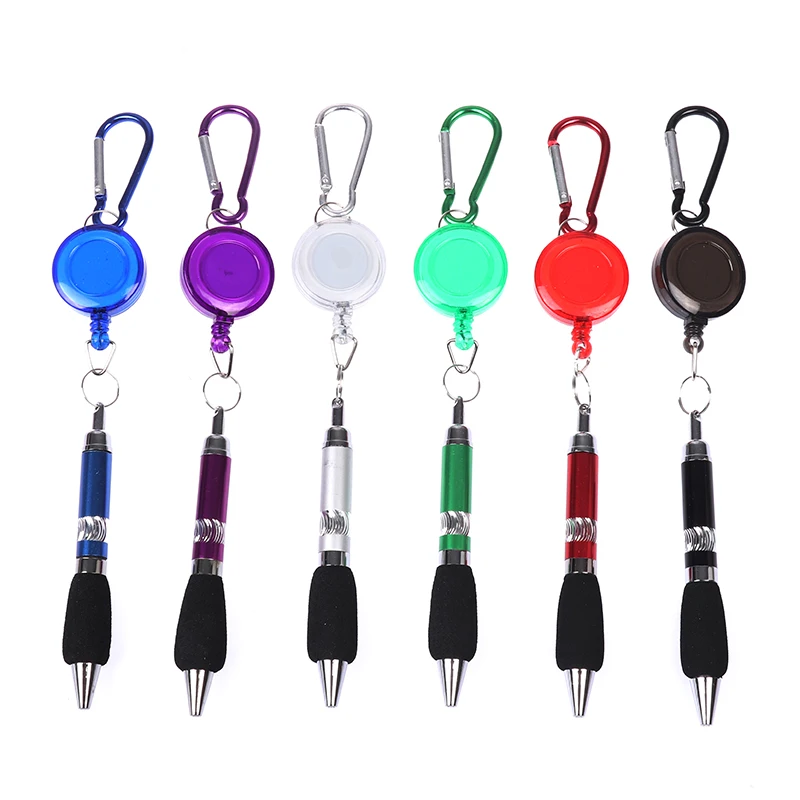1Pc Cute Retractable Badge Reel Ballpoint Pen Belt Clip Key Chain With Carabiner Key Ring Lanyard Pen School Office Supplies
1Pc Cute Retractable Badge Reel Ballpoint Pen Belt Clip Key Chain With Carabiner Key Ring Lanyard Pen School Office Supplies