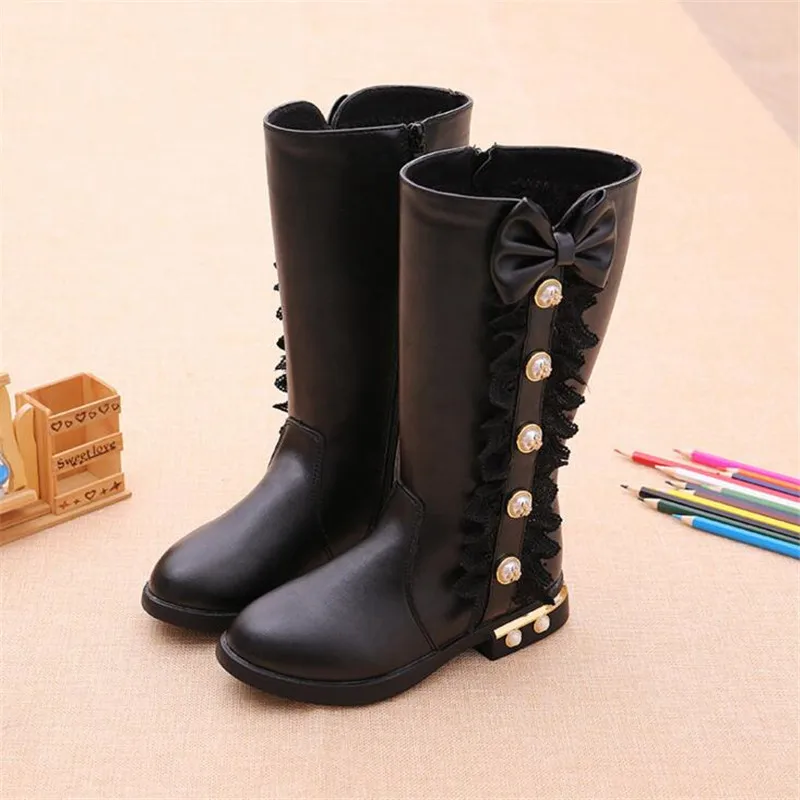 2019 Autumn Winter New Children Boots Girls Pu Leather Boots Fashion Martin Boots High Children Princess Girls Shoes Size 27-37
2019 Autumn Winter New Children Boots Girls Pu Leather Boots Fashion Martin Boots High Children Princess Girls Shoes Size 27-37