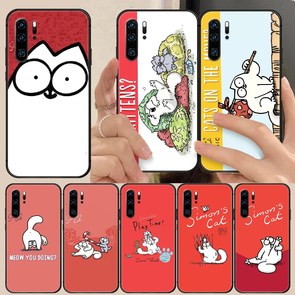 Cartoons simons cat Phone Case Cover Hull For Huawei P8 P9 P10 P20 P30 P40 Lite Pro Plus smart Z 2019 black cell cover silicone
Cartoons simons cat Phone Case Cover Hull For Huawei P8 P9 P10 P20 P30 P40 Lite Pro Plus smart Z 2019 black cell cover silicone