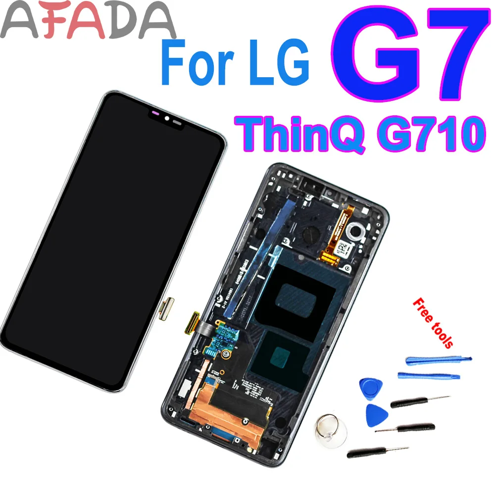 

AAA+ 6.1" LCD Display For LG G7 G710EM G710PM G710VMP G710TM G710N G710VM Touch Screen Digitizer Assembly For LG G7 ThinQ G710