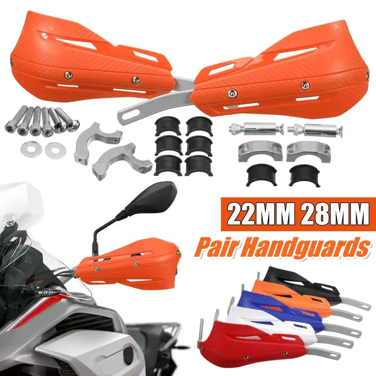 Universal Motorcycle 22mm 28mm Hand Guard Handguard Protector Guard Cover Handle Mounting Kits Fit All Dirt Bikes Enduro
Universal Motorcycle 22mm 28mm Hand Guard Handguard Protector Guard Cover Handle Mounting Kits Fit All Dirt Bikes Enduro