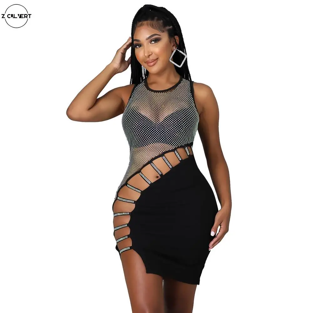 Z Culvert 2021 spring winter Fashion Women Solid Sexy CrewneckSleevelessOne ShoulderHalter pack hip Hollow Out Netyarn Minidress
Z Culvert 2021 spring winter Fashion Women Solid Sexy CrewneckSleevelessOne ShoulderHalter pack hip Hollow Out Netyarn Minidress