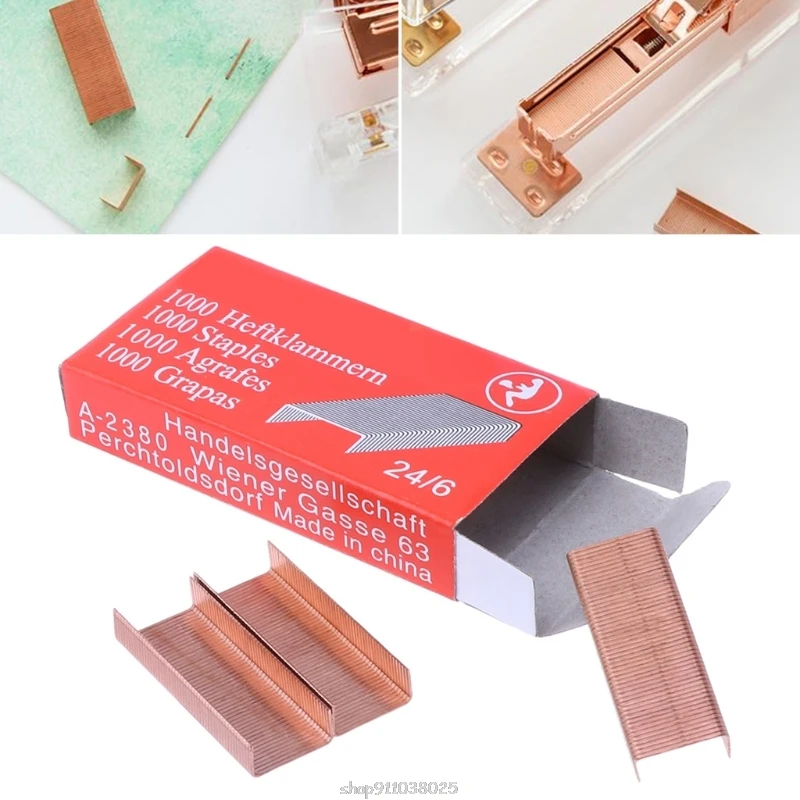 1000Pcs/Box 12mm 12# 24/6 Creative Metal Staples Office School Binding Supplies Mar03 21 Dropship
1000Pcs/Box 12mm 12# 24/6 Creative Metal Staples Office School Binding Supplies Mar03 21 Dropship