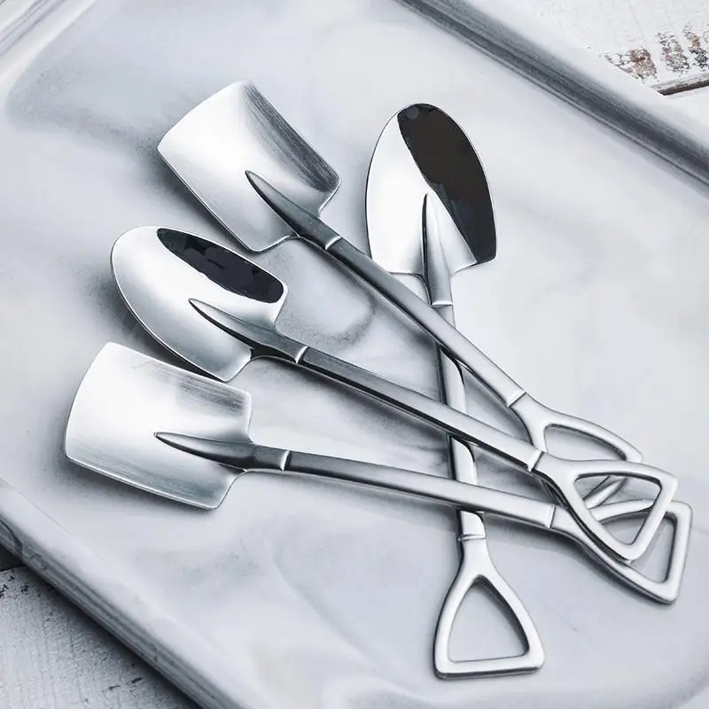 4Pcs Cake Kitchen Retro Tableware Coffee Cute Creative Tea-Spoon Fashion Stainless Steel Spoon Shovel Set Cutlery ice cream Tool
4Pcs Cake Kitchen Retro Tableware Coffee Cute Creative Tea-Spoon Fashion Stainless Steel Spoon Shovel Set Cutlery ice cream Tool