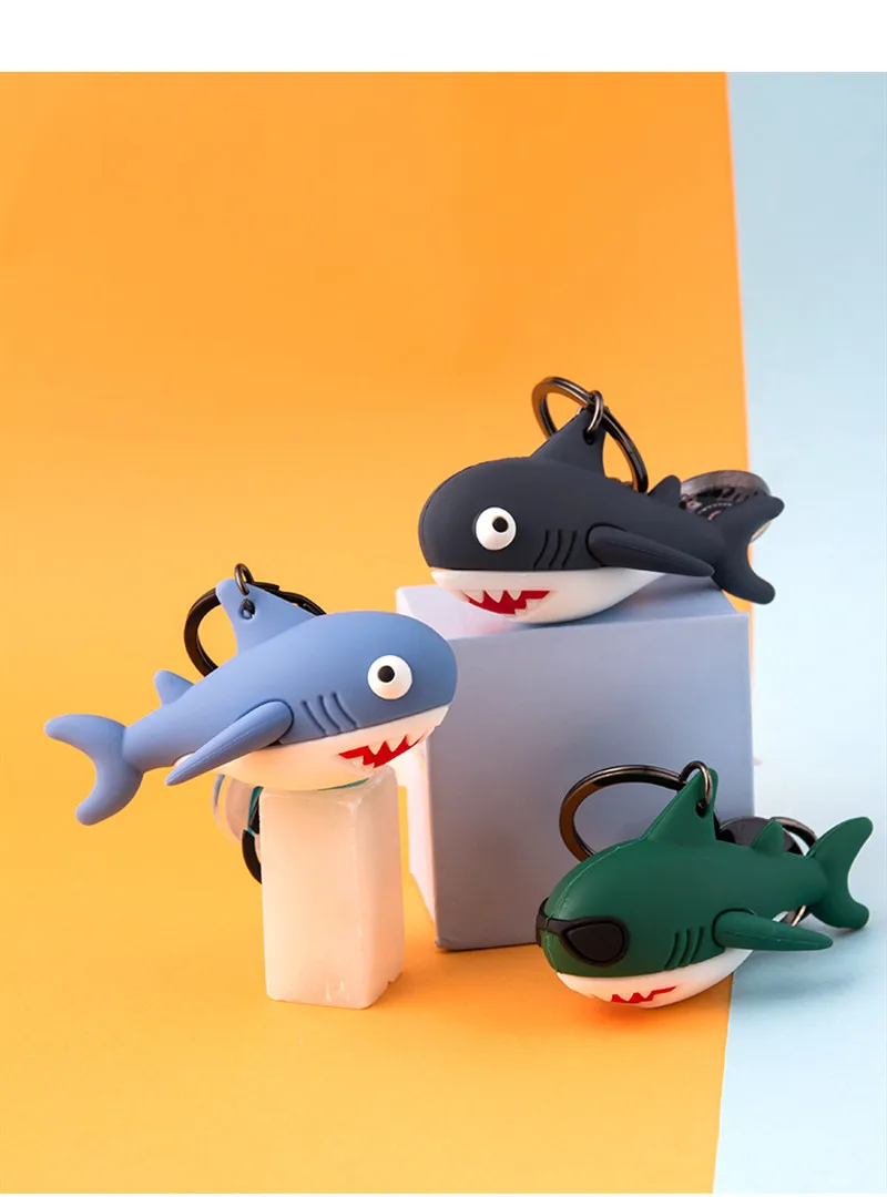 Cute shark keychain pendant 3 color car key chain ring men and women couple gift schoolbag car keychain
Cute shark keychain pendant 3 color car key chain ring men and women couple gift schoolbag car keychain