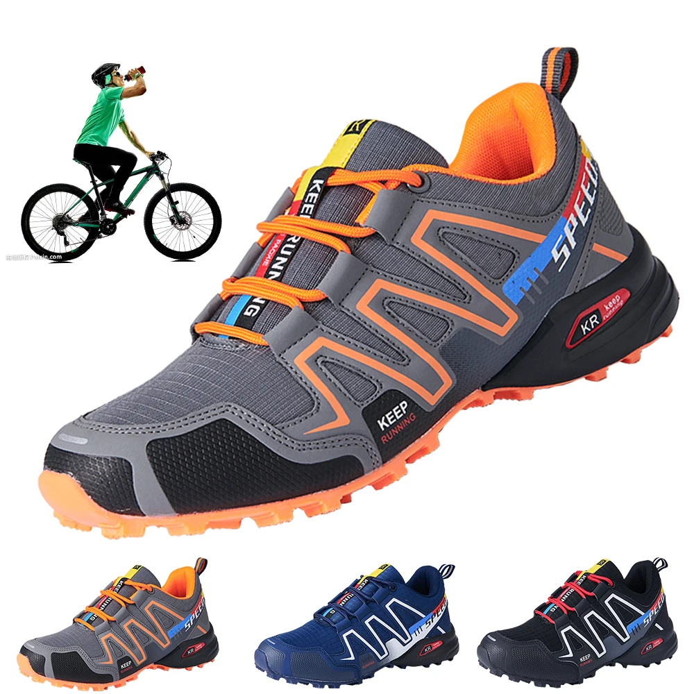 Новая мужская спортивная обувь для велоспорта, Молодежная модная нескользящая обувь для горных походов, Всесезонная обувь для пеших прогул...
Новая мужская спортивная обувь для велоспорта, Молодежная модная нескользящая обувь для горных походов, Всесезонная обувь для пеших прогул...