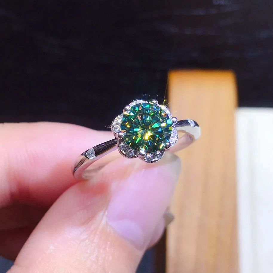 2020 New Fashion Created Blue Green Moissanit Gemstone Adjustable Rings for Women 925 Silver Resizable Jewelry Wedding Gift
2020 New Fashion Created Blue Green Moissanit Gemstone Adjustable Rings for Women 925 Silver Resizable Jewelry Wedding Gift