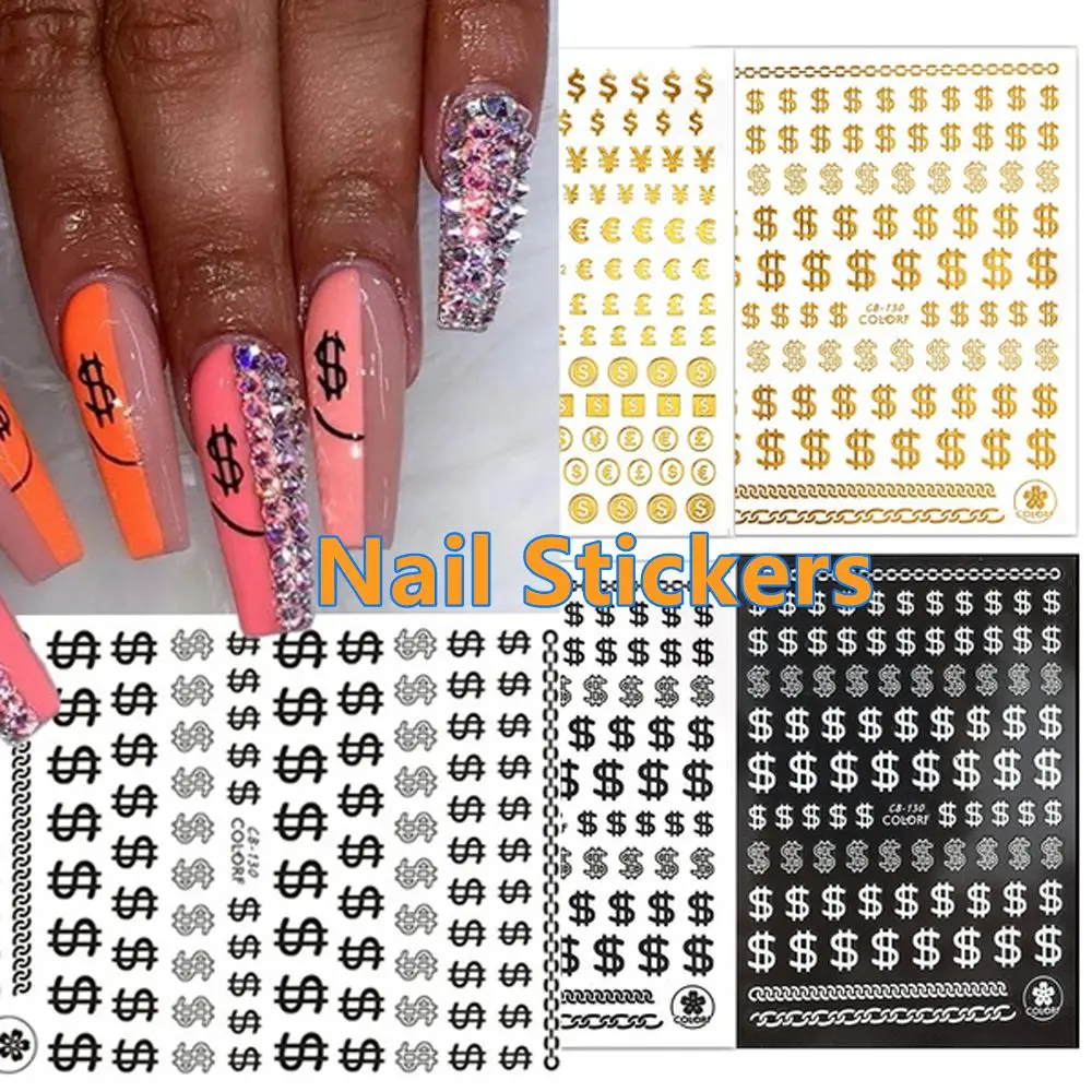 Money Dollar Sign Coin Nail Sticker 3D Self-adhesive Style Rich and Stylized Manicure Technique Applique Nail
Money Dollar Sign Coin Nail Sticker 3D Self-adhesive Style Rich and Stylized Manicure Technique Applique Nail