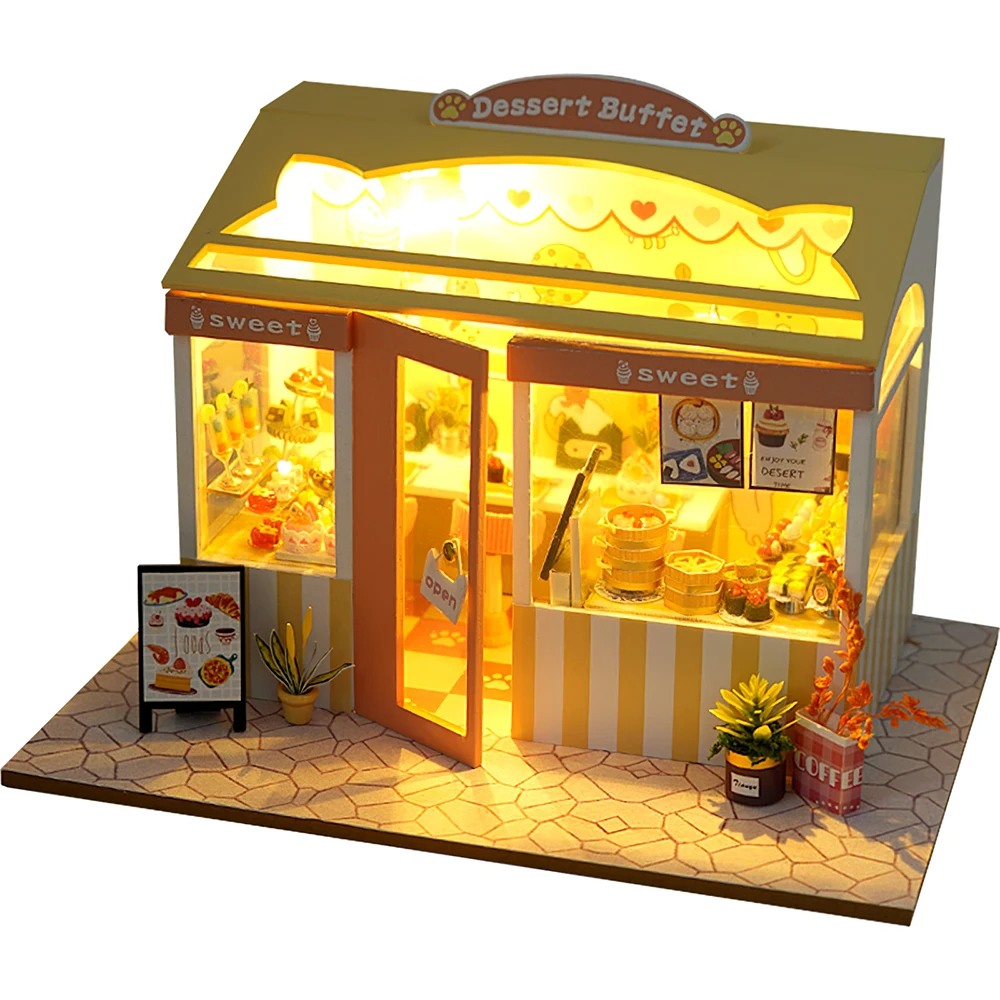 Shop Series Nail Shop Diy Doll House Street Trend Hair Salon Beauty Shop Boys And Girls Birthday Gift Valentine'S Day Gift
Shop Series Nail Shop Diy Doll House Street Trend Hair Salon Beauty Shop Boys And Girls Birthday Gift Valentine'S Day Gift