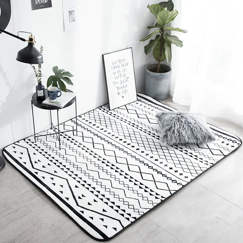 Modern Bedroom Bedside Carpet Thick Floor Mat Full of Living Room Coffee Table Non-Slip Household Mat Machine Washable
Modern Bedroom Bedside Carpet Thick Floor Mat Full of Living Room Coffee Table Non-Slip Household Mat Machine Washable