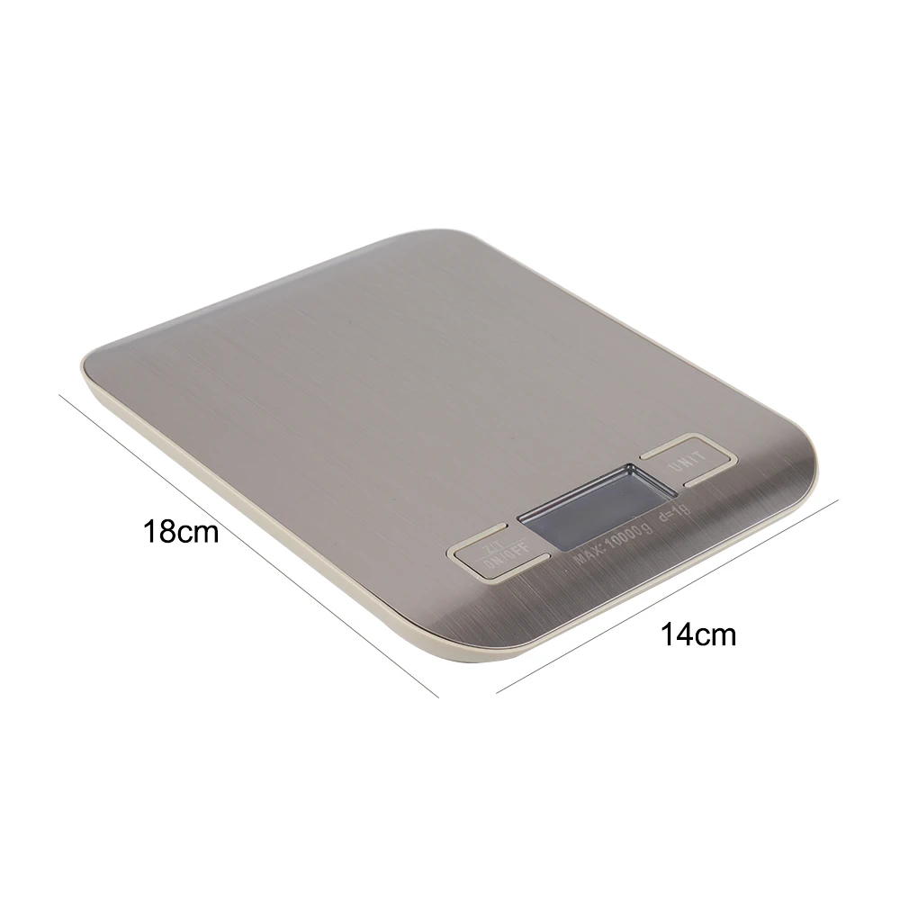 5/10kg Household Kitchen Scale Electronic Food Scales Diet Scales Measuring Tool Slim LCD Digital Electronic Weighing Scale XNC
5/10kg Household Kitchen Scale Electronic Food Scales Diet Scales Measuring Tool Slim LCD Digital Electronic Weighing Scale XNC