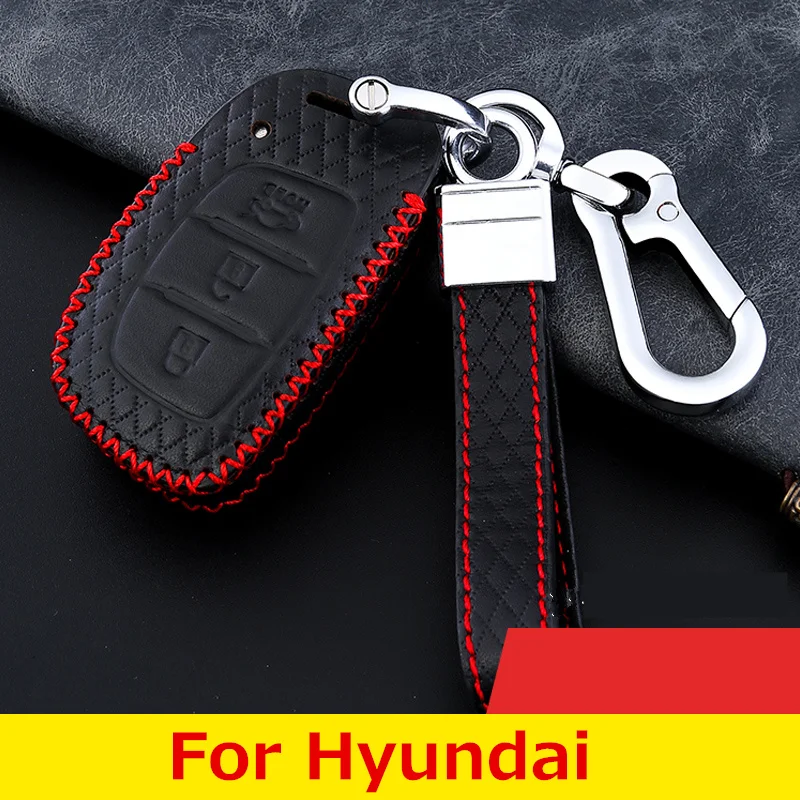 Чехол для автомобильного ключа Hyundai Creta KONA Encino Solaris Azera greatig Accent Tucson Elantra Santa Fe